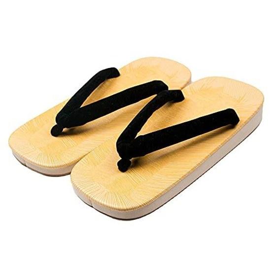 KYOETSU Sedda Zori Men White Black Sponge Sole