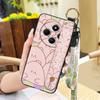 Silicone Soft case Phone Case For Redmi 14C 4G/14R 5G/A3 Pro 4G/POCO C75 Ring Shockproof Lanyard Durable Fashion Design