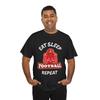Tricou Fotbal 49ers Mănâncă Dormi Repetă Cadou Sportiv Pentru Tată Legende