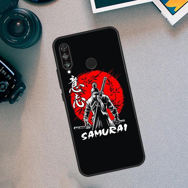 Samurai Japan Art Case For Huawei Nova 11i 8i 3i 11 Pro 10 9 SE 5T Y60 Y61 Y70 Y90 Y91 P20 P30 P40 Lite Cover