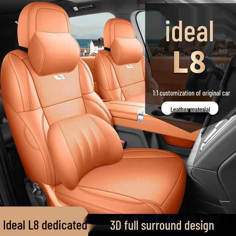 Li Auto L8 All-Season Full Coverage Car Seat Cover and Cushion Set
