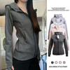 Milk Fufu Korean Style Slim Fit Long Sleeve Women's Hoodie Jacket