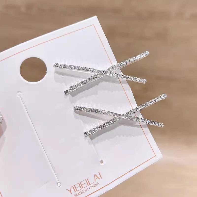 Jennie Rhinestone Hairpin - Side Clip Hair Accessory for Girls