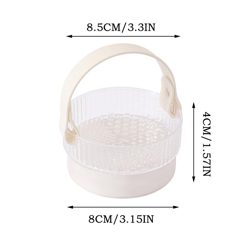 

Многофункциональная чаша для очистки кистей для макияжа, инструмент для очистки спонжей для макияжа, набор для хранения, кисть, пуховка для пудры, сухая чистка, силиконовая сушилка белый