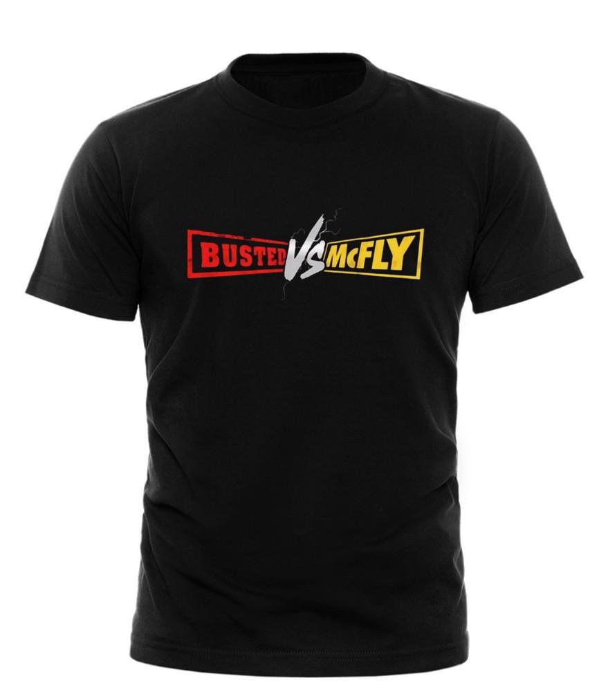 

Busted McFly Tour Fan TShirt/Tee/To wbr/ p with a unique design All Sizes Black White Unisex T-Shirt S