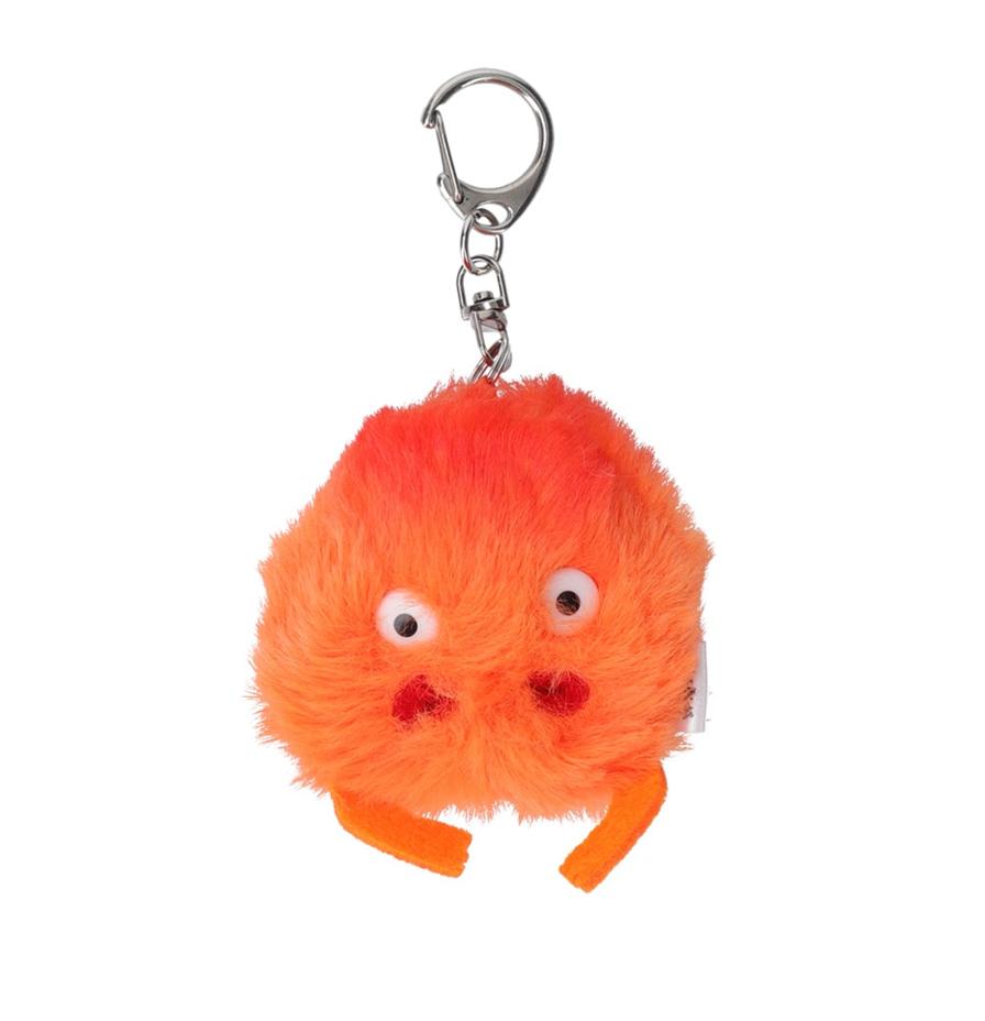 

Студия Ghibli Ходячий замок Хаула Пушистый брелок Кальцифер Япония НОВЫЙ