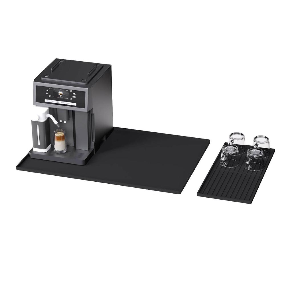 Multifunctional Coffee Machine Draining Mat & Protective Pad for Kitchen or Bar