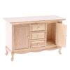 1/12 Dollhouse Mini Simulated Wooden Cabinet Dollhouse Furniture Accessories