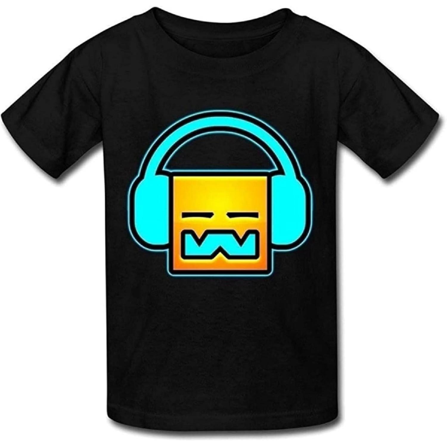 Мужская футболка Dj Geometry Dash S разноцветный