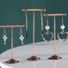 3Pcs/Set T-Shaped Earrings Display Stand Hanging Necklace Organizer Rack  Counter