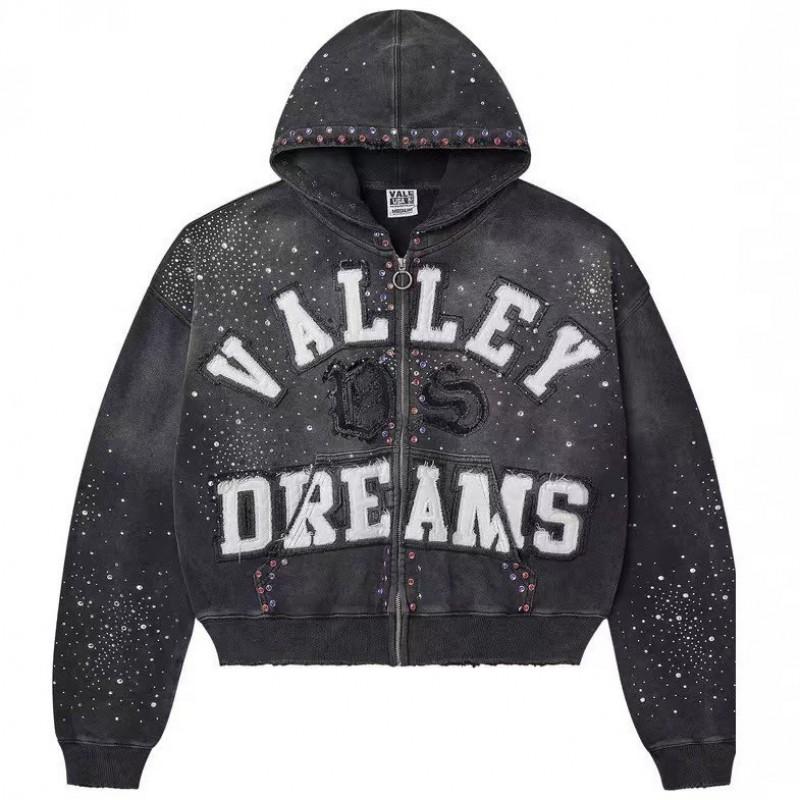 Y2K Streetwear Couples Hooded Zip-Up Sweatshirt