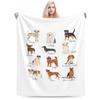 Dog Breeds Custom Soft Gift An UltraSoft Micro Fleece Blanket