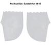Silicone Heel Sleeve for Foot Care Elastic & Pain Relief White Color
