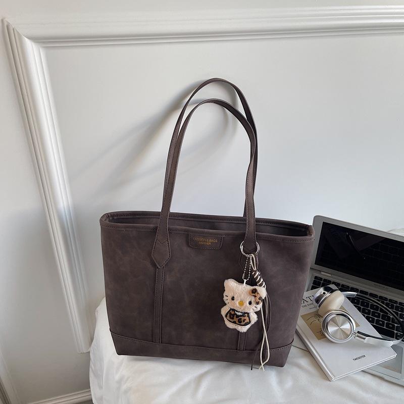 

Casual commuter bag women s autumn new large-capacity fashionable foreign-style underarm bag retro foreign-style popular shoulder bag no pendant