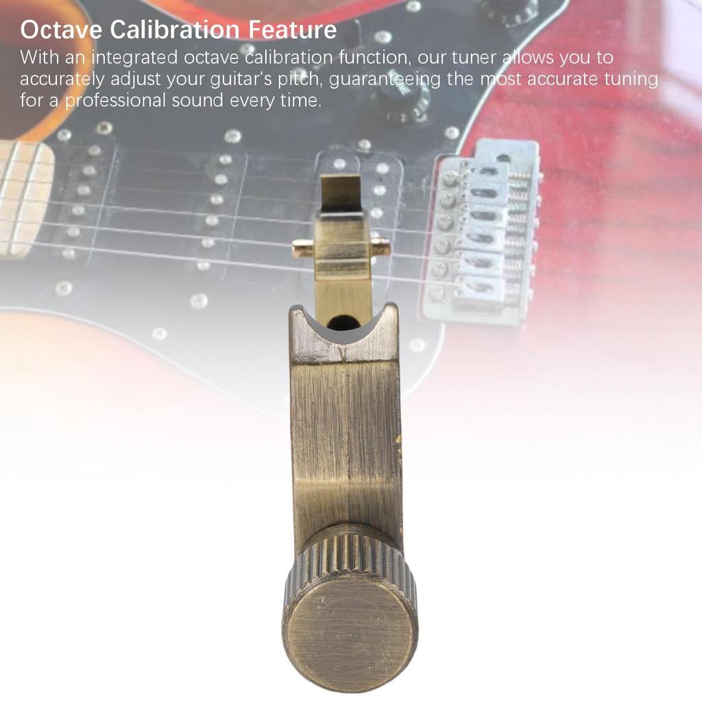 Fockety Octave Calibration Stainless Steel Guitar Intonation Adjuster for Electric Guitar Tuning with Precision Pitch Portable and Durable for Indoor