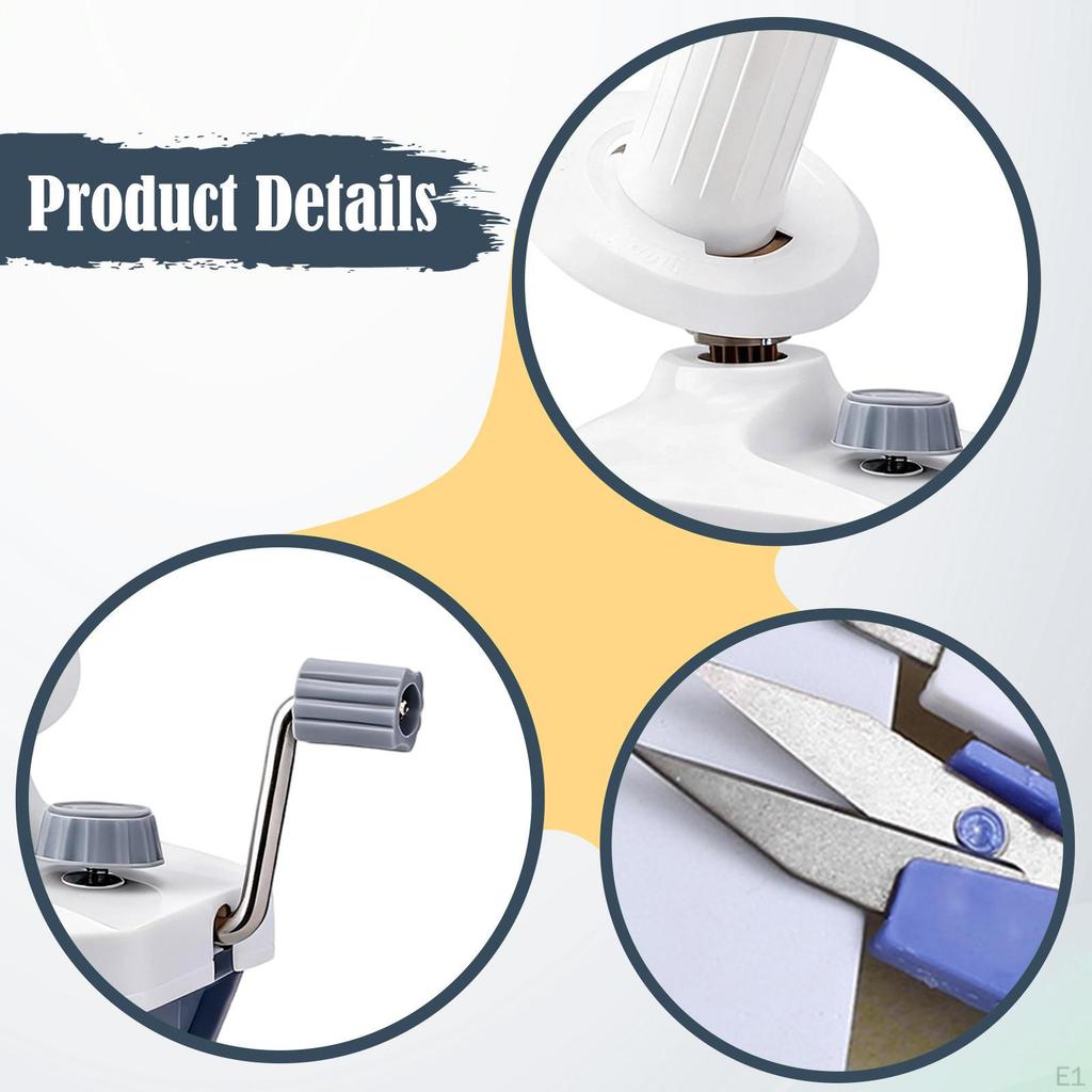 Yarn Winder Ball Portable Household Easy To Use Hand Cranked Winding Device for Knitting
