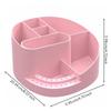 Manicure Organizer with 18 Holes Anti-Slip Divided Makeup Brush Holder Sturdy