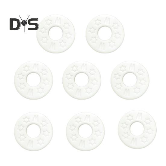 

10 шт. замков для гитарного ремня из полиэтилена, блоки для гитарного ремня, предохранительные замки для бас-гитары, укулеле, акустической электрогитары, аксессуары белый