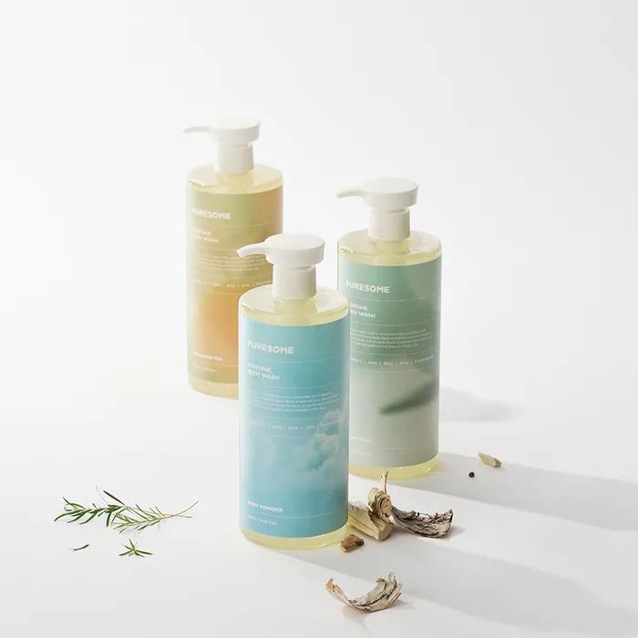 Puresome Perfumowany Żel do Mycia Ciała 500ml (Poprawa zapachu ciała, pielęgnacja trądziku)