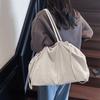 Versatile Overlarge Drawsting Bag Large Capacity Women's Handbag Simple Nylon Totes Bag  Girls