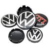 4pcs VW Wheel Center Hub Caps 56mm 65mm 66m 70mm 76mm wheel cover For VW Touran Golf 4 5 6 7 Polo Passat B5 B6 B7 CC accessories EC1