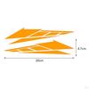 1 Pair Motorcycle Body Decoration Stickers Waterproof Multifunctional Car Accessories PVC Material