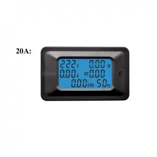 AC110-250V 20A 100A LCD Digital Voltmeter Ammeter Power Tester Energy Meter Ampere-volt Watt Meter Tester Detector