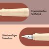 Lamy Safari Cosy Fountain Pen 020 Special A modern fountain pen in cream Features an ergonomic grip and timeless Fine nib One pen Edition color.