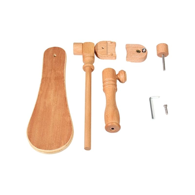 Wood Embroidery Stand with Repositionable Fabric Support, Smooth Components, and Rounded Edges During Needlework Tasks