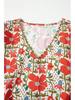 2026 Summer V-Neck Floral Print Dress: Versatile European and American Fashion Loose Cover-up Short Skirt for Women