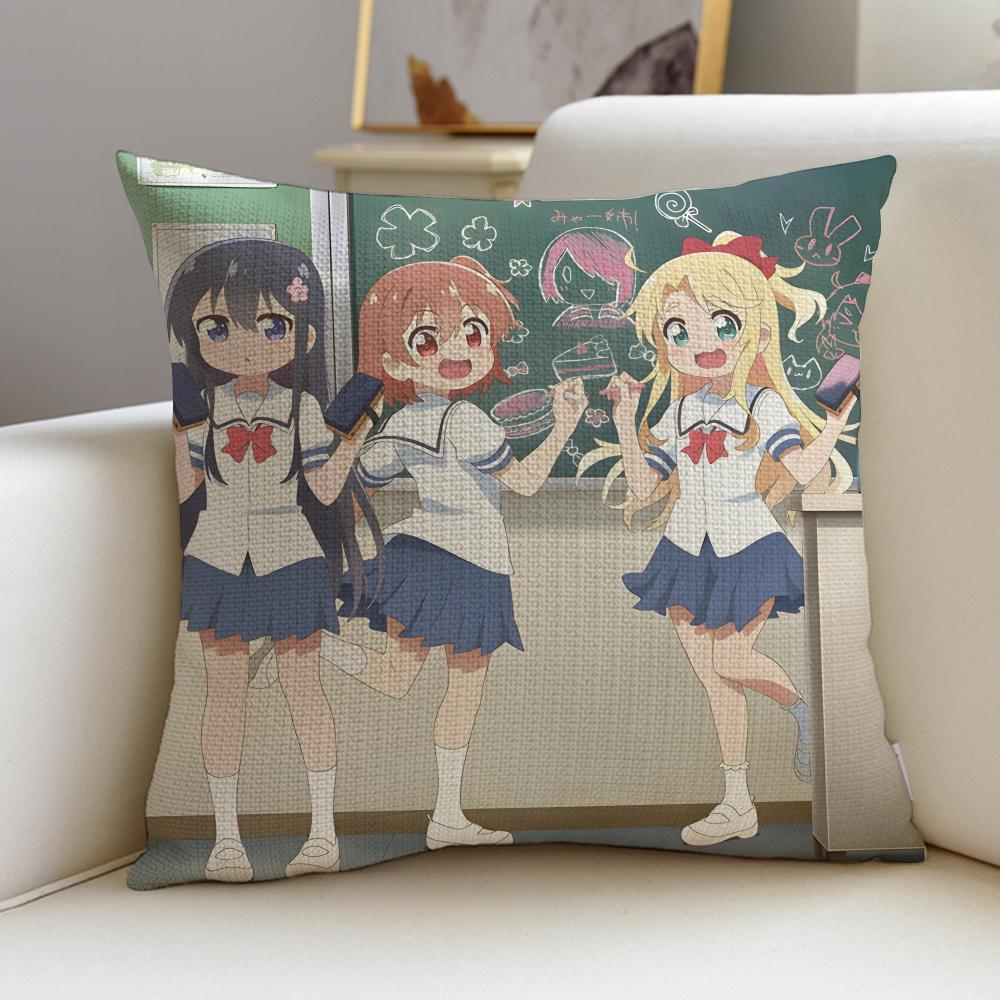 WATATEN an Angel Flew Down to MeS Cushion Cover Breathable and skinfriendly linen pillowcase  removable and washable cushion