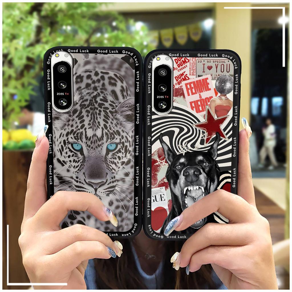 Back Cover Graffiti Phone Case For Sony Xperia5 IV Soft case Durable TPU Anti-knock Phone Pouch Fashion Design Full wrap