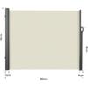 Retractable Side Awning Outdoor Patio Pool Water Repellent Garden Terrace Sun Shade Screen Privacy Divider Deck Wind Fence
