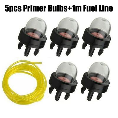 5 Units of For Primer Bulb with 1 Meter of Fuel Line for Chain Saw Applications