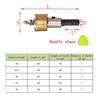 5pcs 16/18.5/20/25/30mm HSS 6542 Titanium Coated Hole Saw Tooth HSS Hole Saw Cutter Drill Bit Set