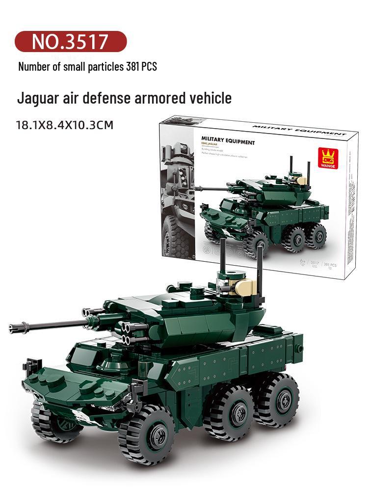 Конструктор Wange 3660, модель военного танка