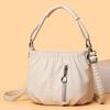 Fashionable Single-shoulder Crossbody Bag for Ladies  Versatile Soft Leather Hand-held Bucket Bag for Casual Travel
