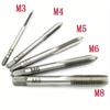 10PCS/Set M3 M4 M5 M6 M8 Machine Spiral Point Straight Fluted Screw Thread Metric Plug Hand Tap Drill