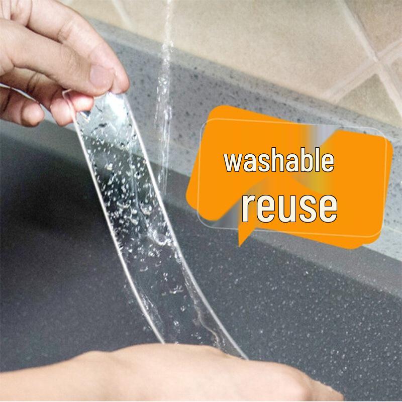 Traceless Nano Magic Tape: Strong, Washable, Transparent, Double-Sided, Punch-Free Sticker.