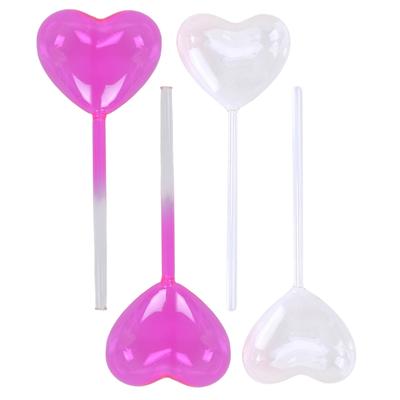 2Pcs Heart Plant Watering Globes Set Self Watering Globes for Indoor Plant Flowers Outdoor Plant Watering Bulb Dripper
