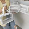 Women's Bag Portable Travel Wash Makeup Bag Clear Makeup Bag Waterproof Cosmetic Lettered Skin Care Makeup Beauty Bags