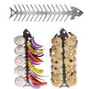 Stainless Steel BBQ Skewers Fish Kebab Stick Grilling Tools Grill Rack Mesh