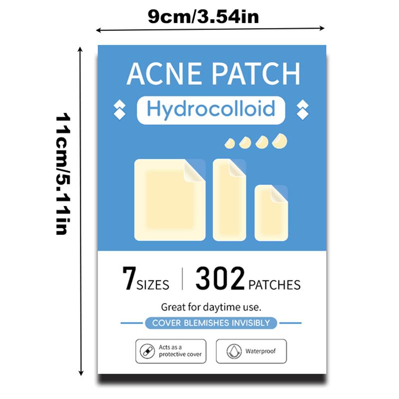 302Pcs Acne Patch Repair Acne Cleansing Invisible Breathable Waterproof Acne