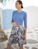 Seraphine DAWN Casual Maternity Blue with Animal Print Women's Dress,
