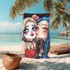1Pc Jinx Fallen Star Beach Towel Microfiber Beach Towel Thin Absorbent For Beach Swimming Yoga Bath Sports 091719