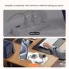 Custom logo Corporate Gift Multifunctional 15W Fast Charger Alarm Clock RGB Ambient Night Light 6 in 1 Wireless Charger Foldable