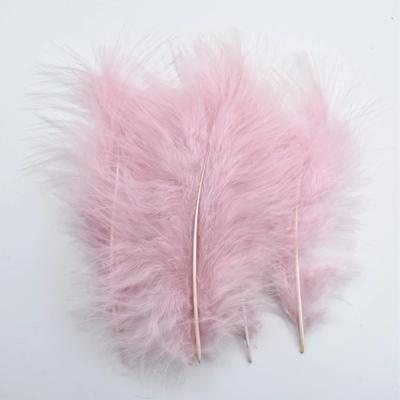 Skórzany różowy marabut pióra indyka bażant białe pióra do rzemiosła białe pióra na ubrania Carnaval Assesoires Plumas