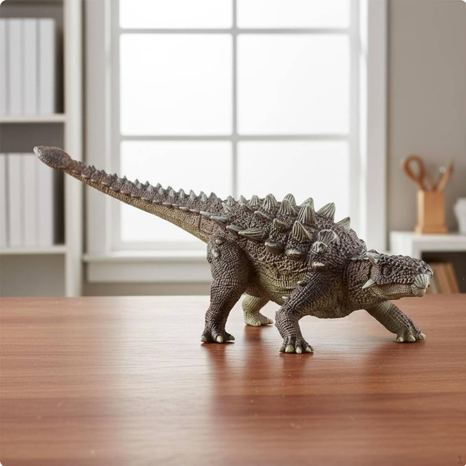Ankylosaurus Toy Collectible Figure Lifelike Design Armored Dinosaur for