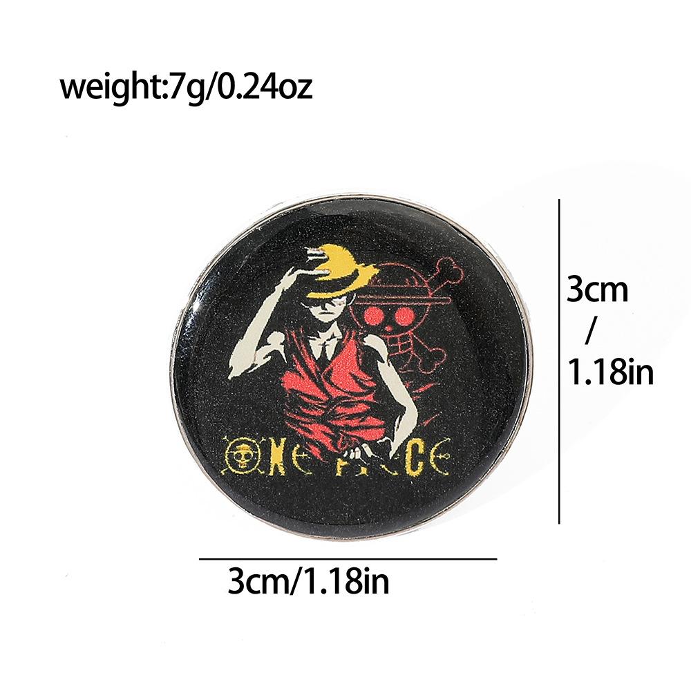 191 Spot ONE PIECE Brooch Riman Metal Badge Luffy Pirates One Piece Pin Accessories
