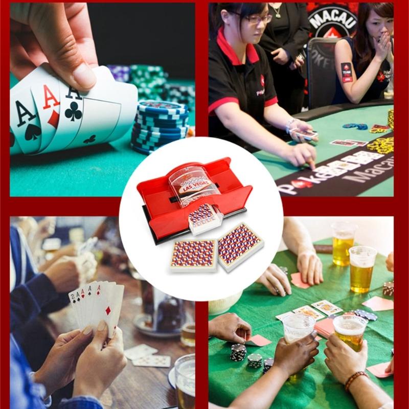 Embaralhador de Cartas de Póquer Embaralhador de Cartas de Baralho Classificador Misturador de Cartas Ferramenta de Cartas de Jogo